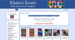 Desktop Screenshot of klazienskreatie.nl